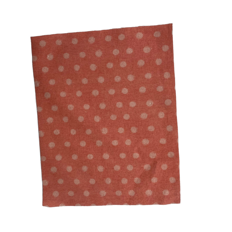 Printed Cotton Flannel - Polka Dots - Remnant