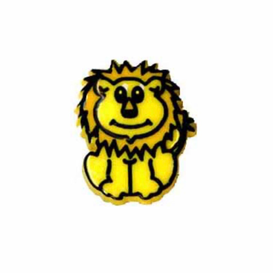Novelty Lion Shank Button - 18mm - 2 count