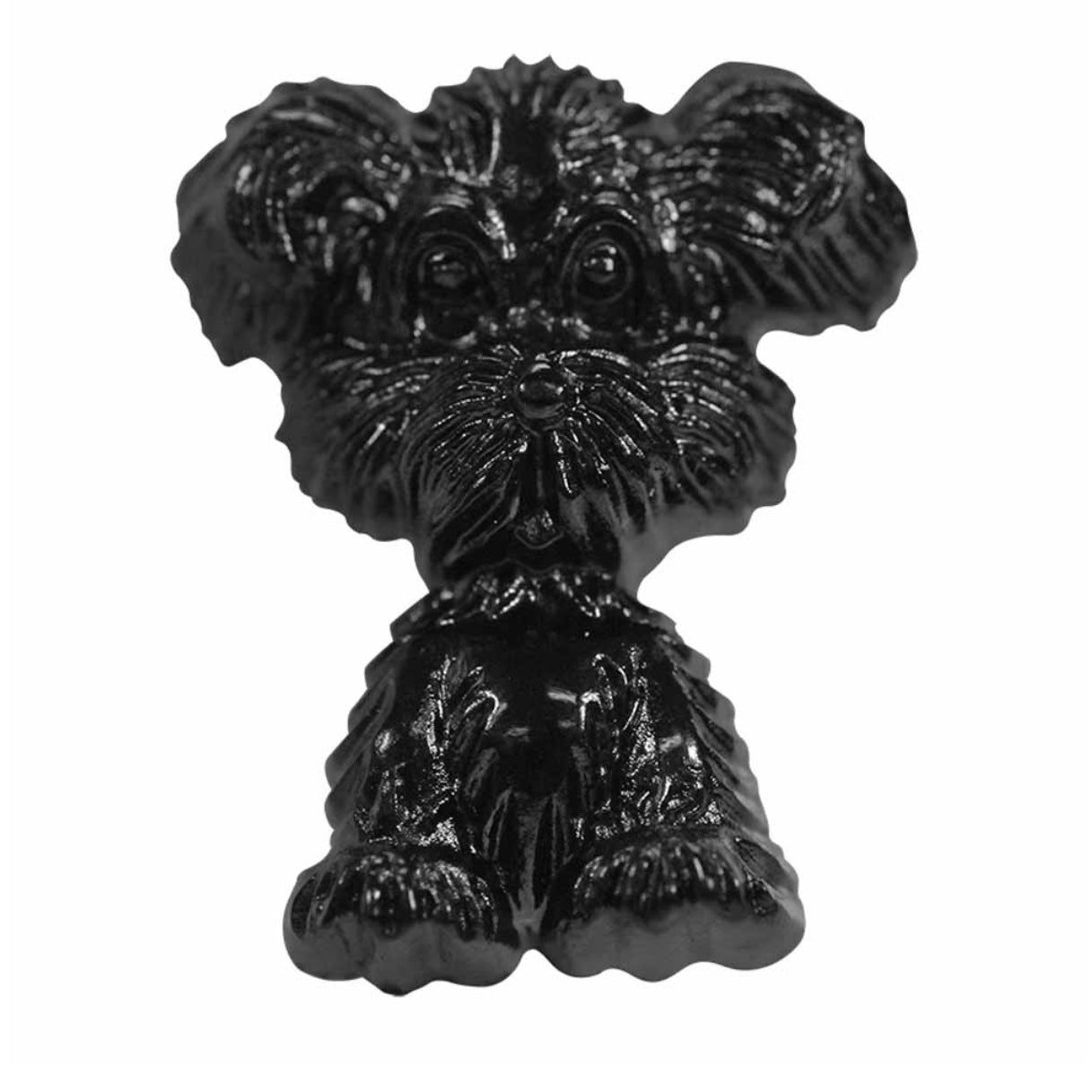 Novelty Dog Shank Button - Black - 25mm - 2 count