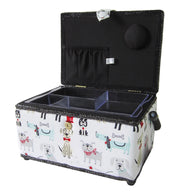 Medium Sewing Basket - Dogs