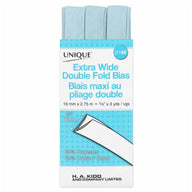 Extra Wide Double Fold Bias Tape - 15mm x 2.75m