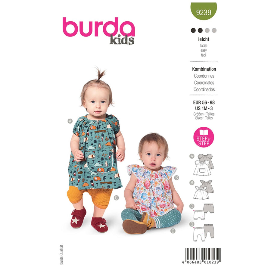 Burda Kids 9239 - Coordinates Sewing Pattern