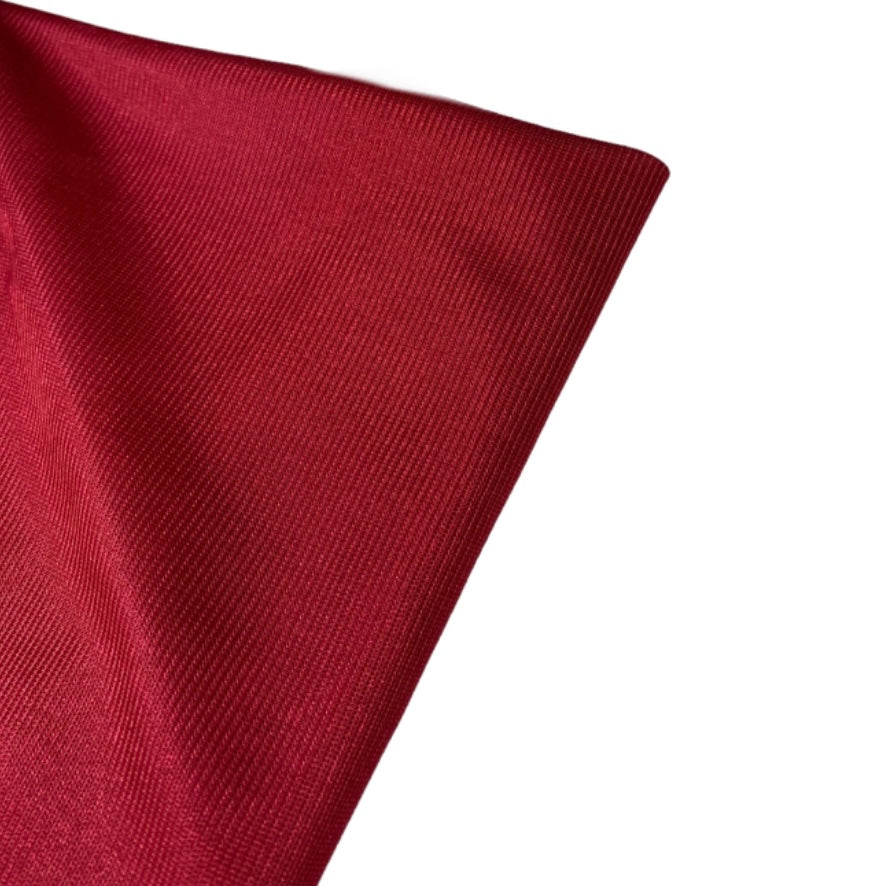 Tricot Knit Lining - Chili Red