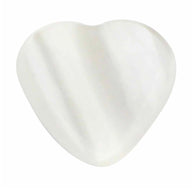 Novelty Shank Button - Heart - White - 10mm - 4 count