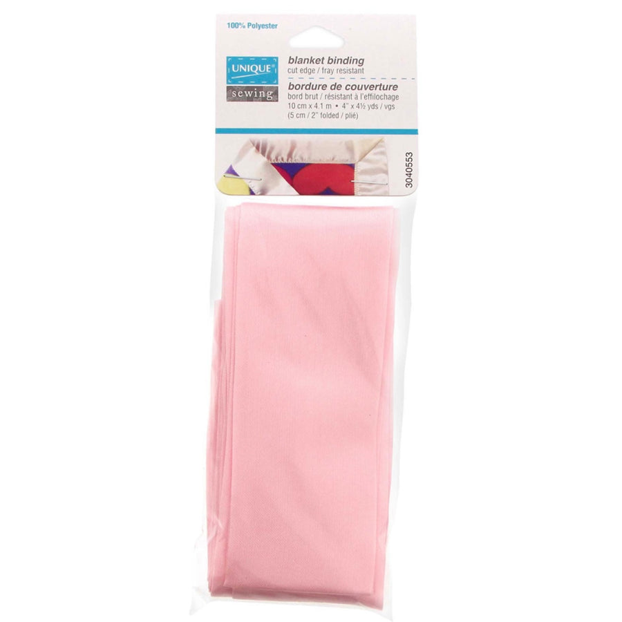 Satin Blanket Binding - 10cm x 4.1m - Pink