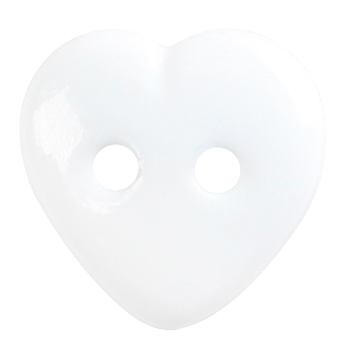 Novelty 2-Hole Heart Button - 12mm - 4 count