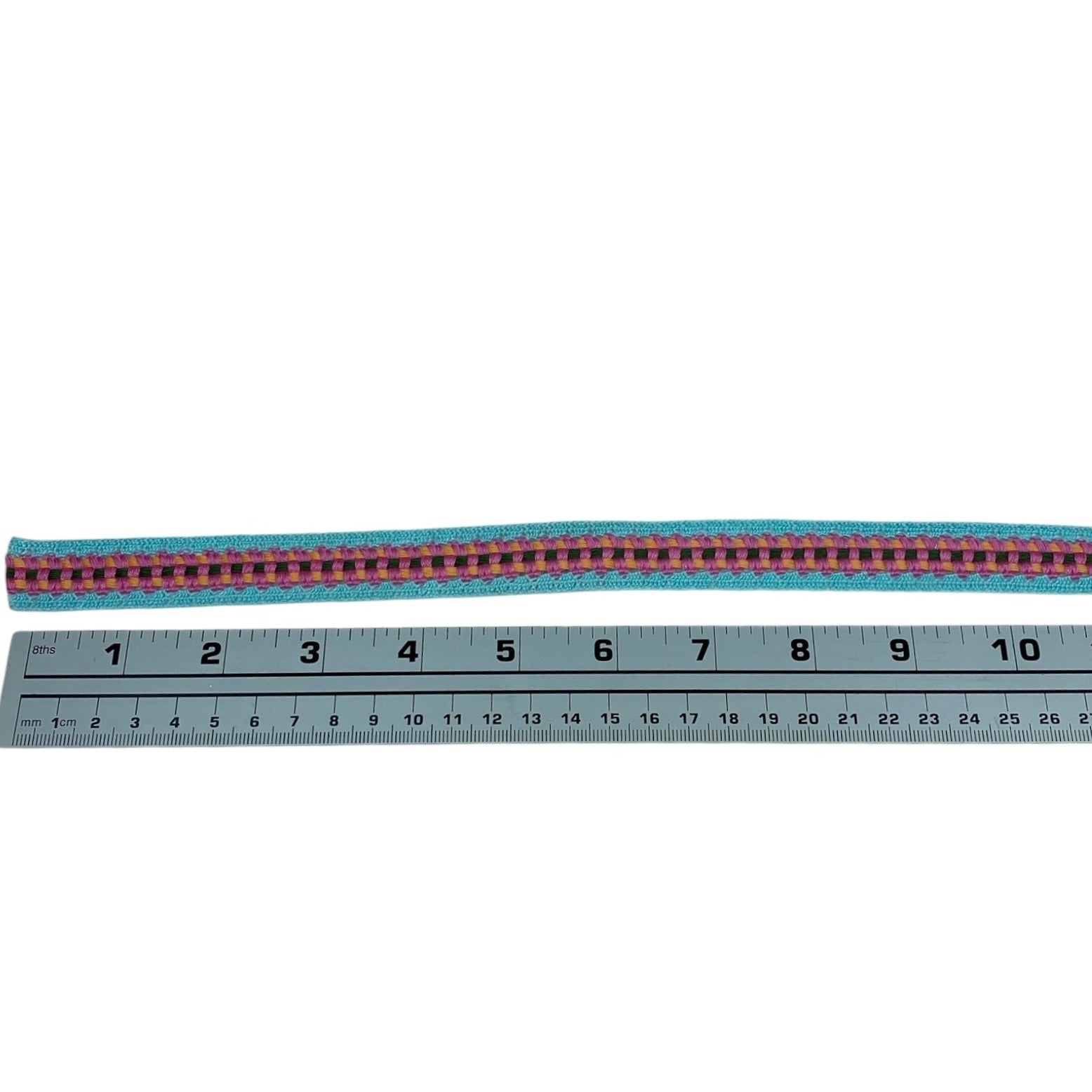 Decorative Crocheted Trim - Pink/Light Blue