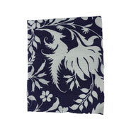 Printed Quilting Cotton Remnant - Blue/Off White