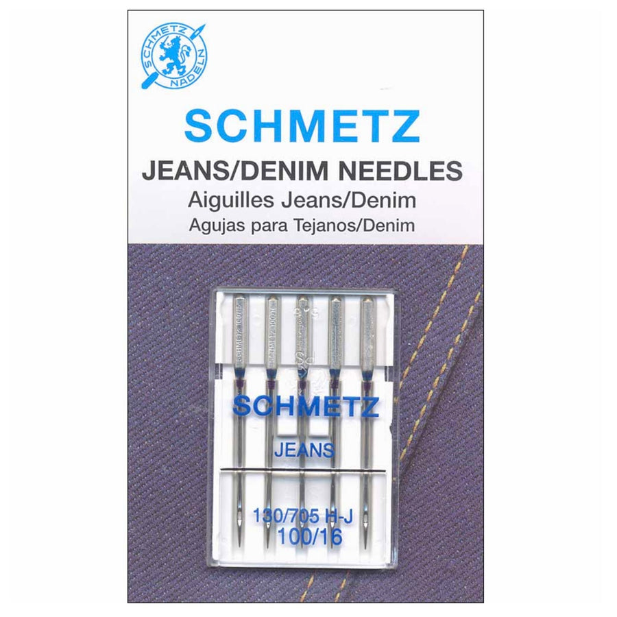 Denim Needles - Schmetz - 100/16 - 5 Count