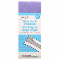 Wide Single Fold Bias Tape - 25mm x 2.75m