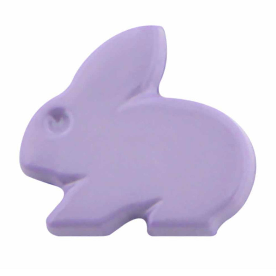 Novelty Shank Button - Bunny - Lilac - 17mm - 3 count