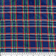 Printed Plaid - Blue/Red/Green
