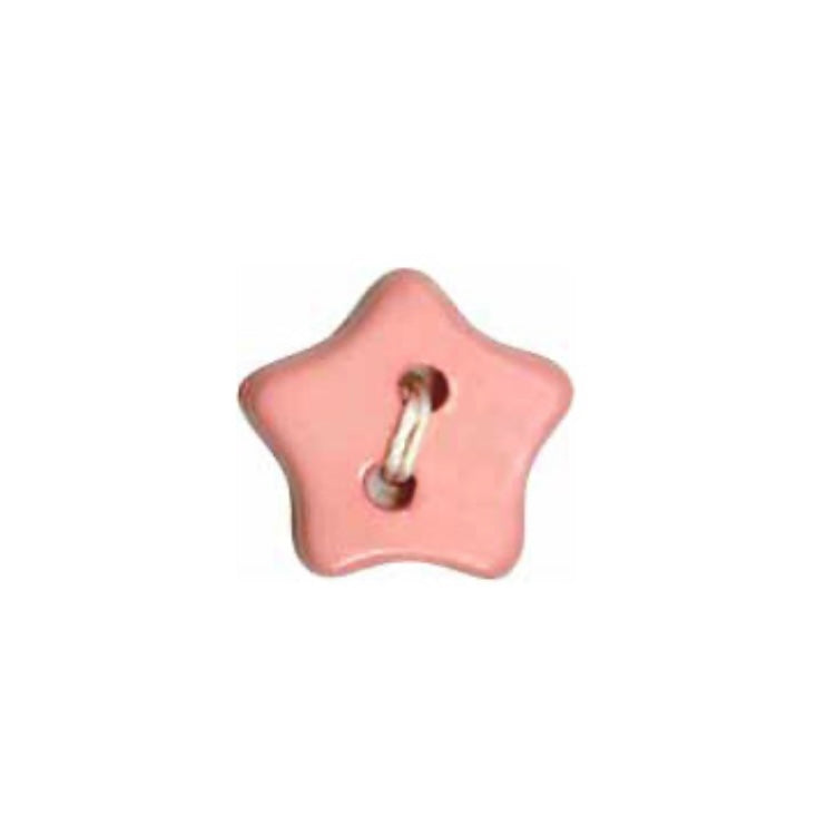 Novelty 2-Hole Star Button - 12mm - 4 count