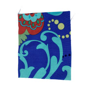Printed Cotton - Remnant - Blue/Orange/Yellow