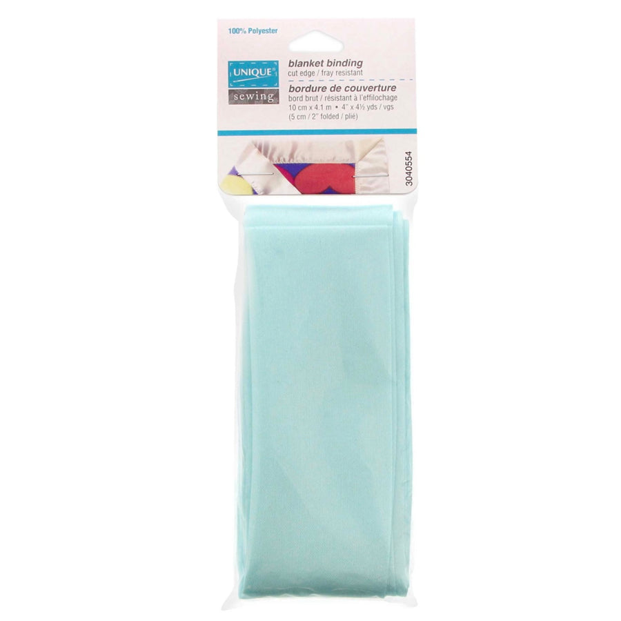 Satin Blanket Binding - 10cm x 4.1m - Blue