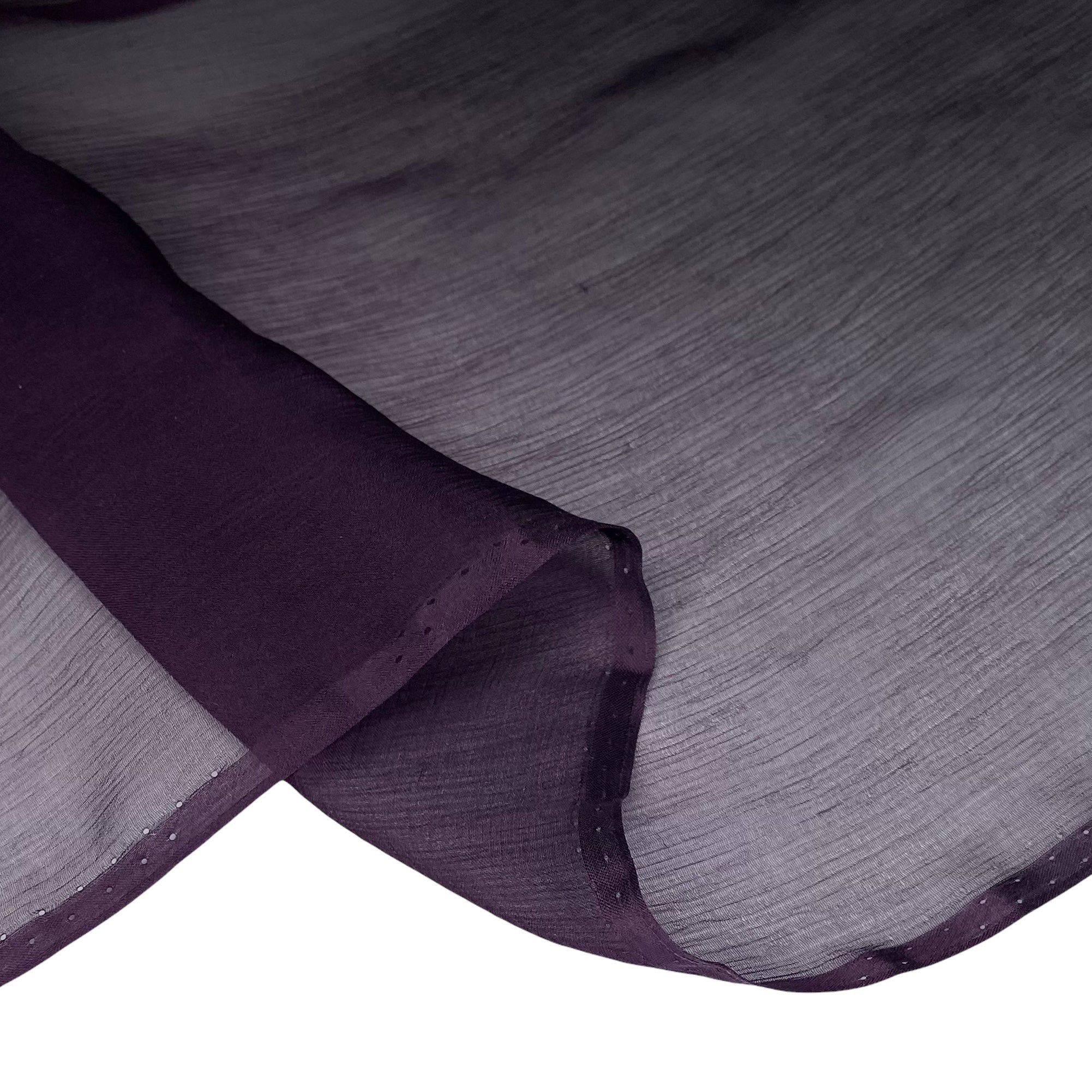 Crinkled Silk Chiffon - 54” - Purple