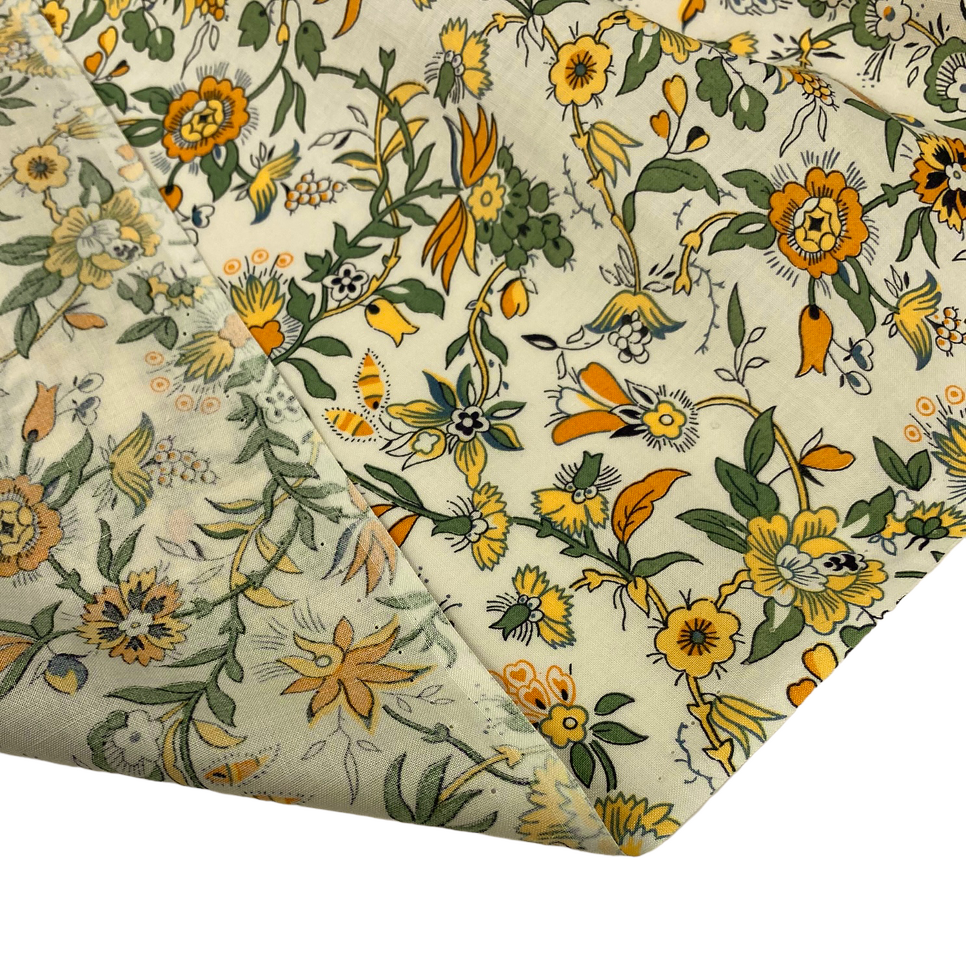 Liberty Printed Tana Lawn Cotton - Floral - Yellow/Green