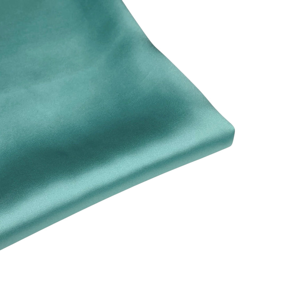 Mulberry Silk Charmeuse Satin Aqua Blue