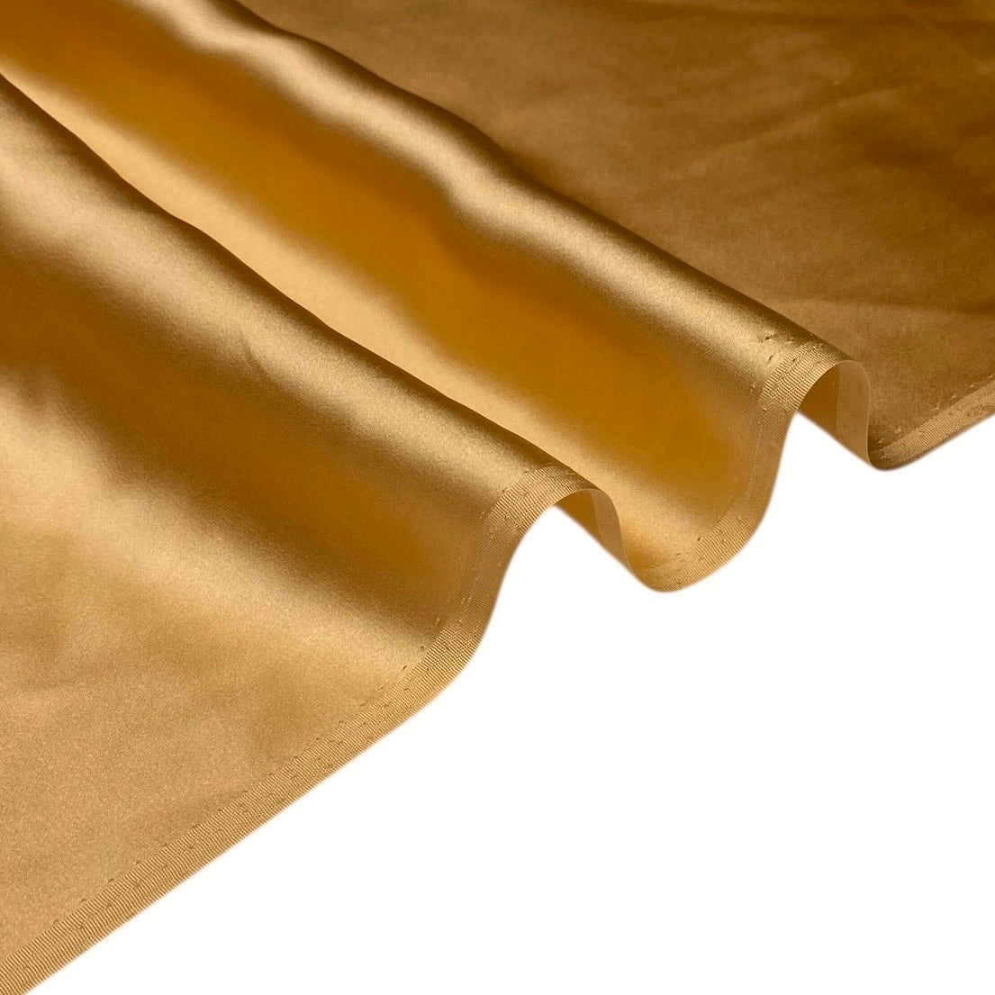 Mulberry Silk Charmeuse Satin Bright Gold