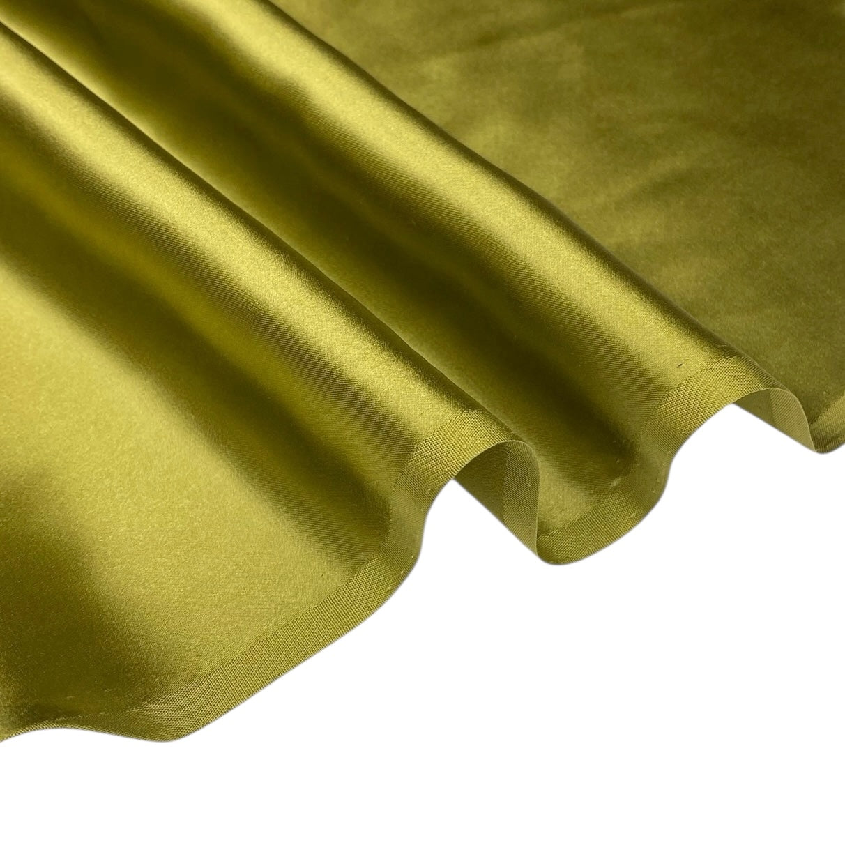 Mulberry Silk Charmeuse Satin Chartreuse