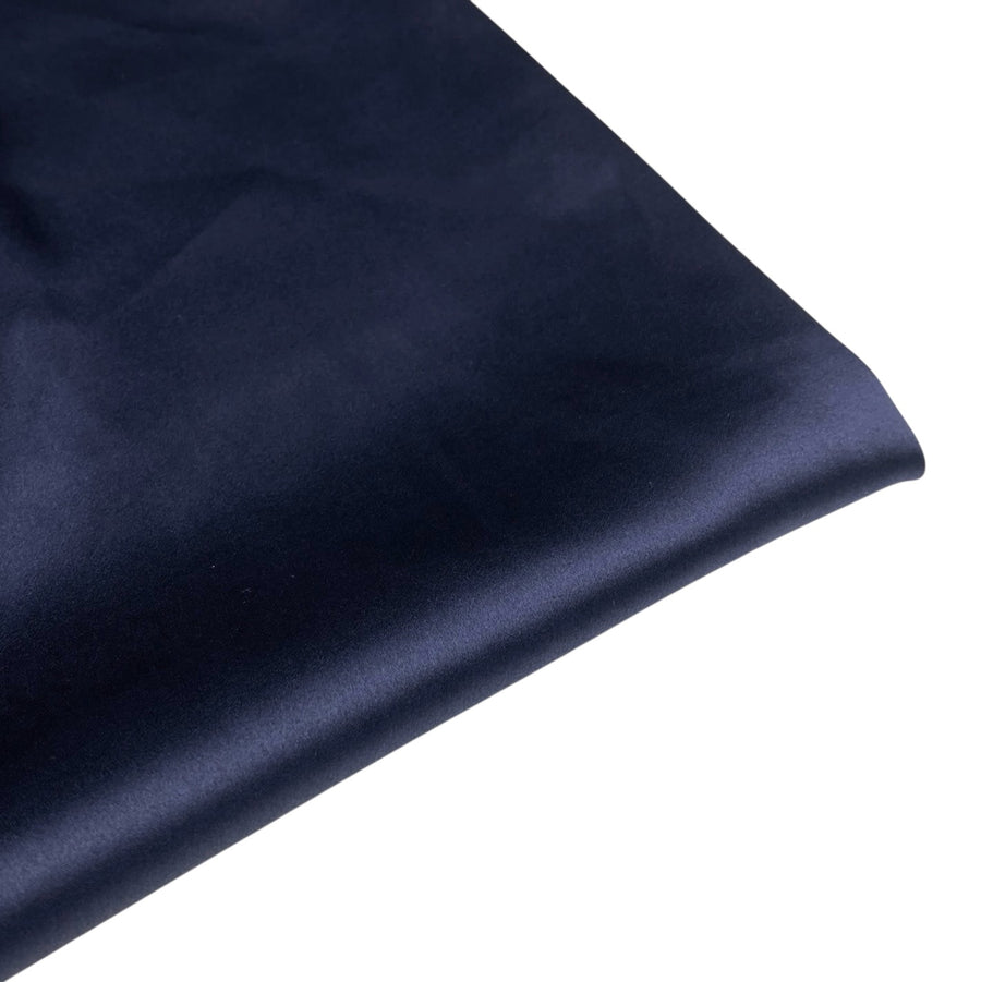 Mulberry Silk Charmeuse Satin Dark Midnight