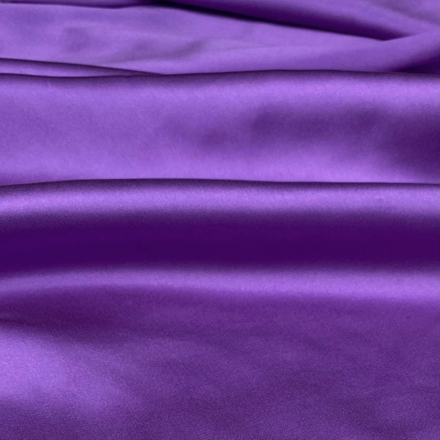 Mulberry Silk Charmeuse Satin Light Purple