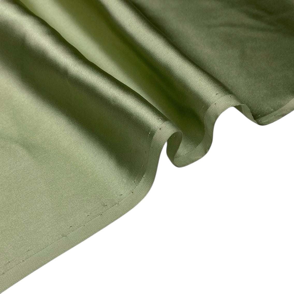 Mulberry Silk Charmeuse Satin Mist Green