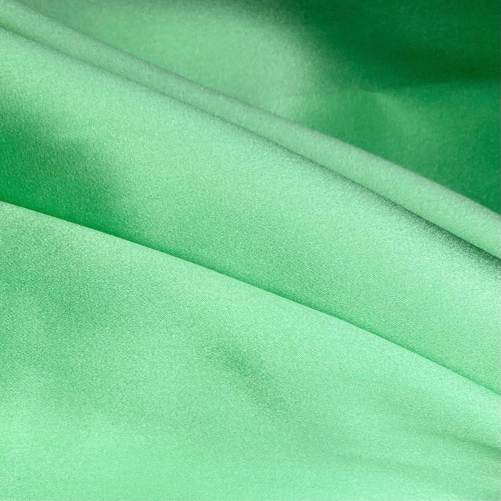 Mulberry Silk Charmeuse Satin Remnant Mint