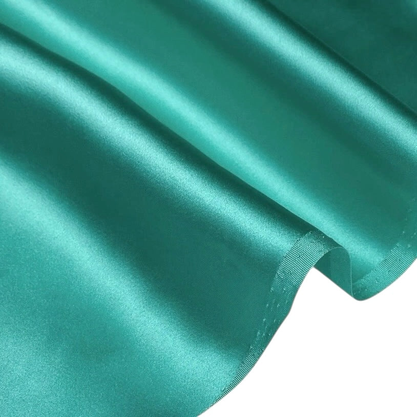 Mulberry Silk Charmeuse Satin Tiffany Green