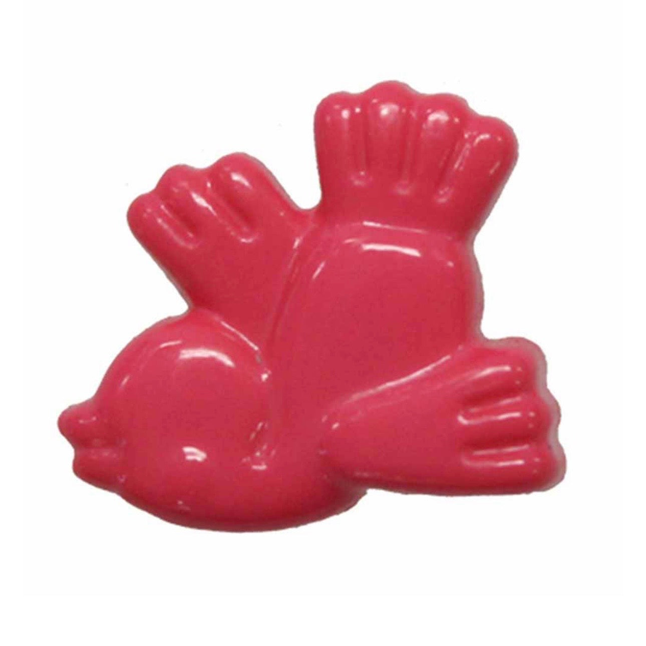 Novelty Bird Shank Button 18mm Pink