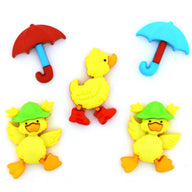 Novelty Shank Button Puddle Jumper 5 count