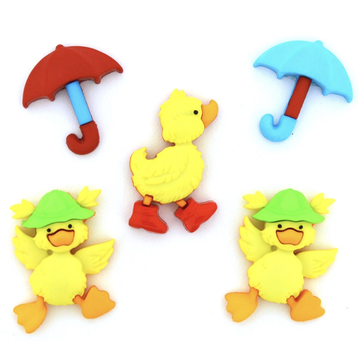 Novelty Shank Button Puddle Jumper 5 count