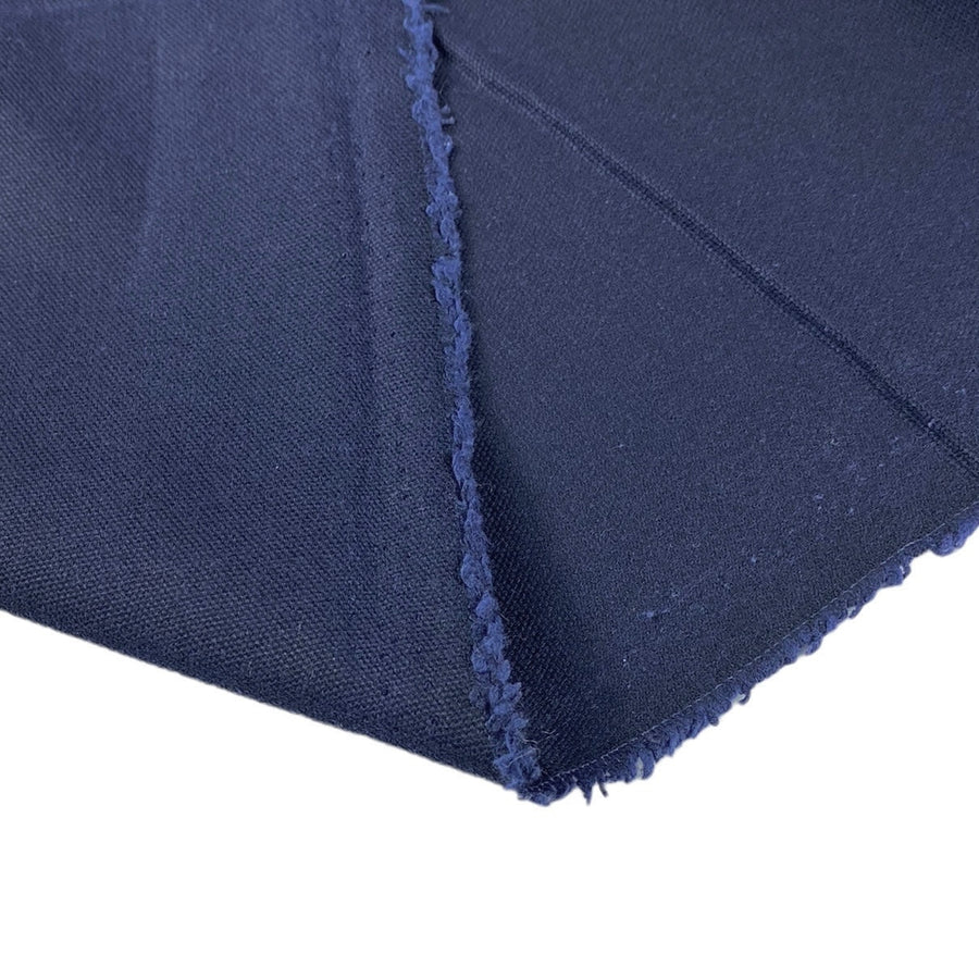 Waxed Cotton Canvas 13oz Remnant Navy