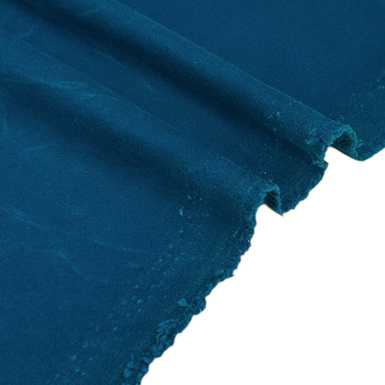 Waxed Cotton Canvas 13oz Turquoise