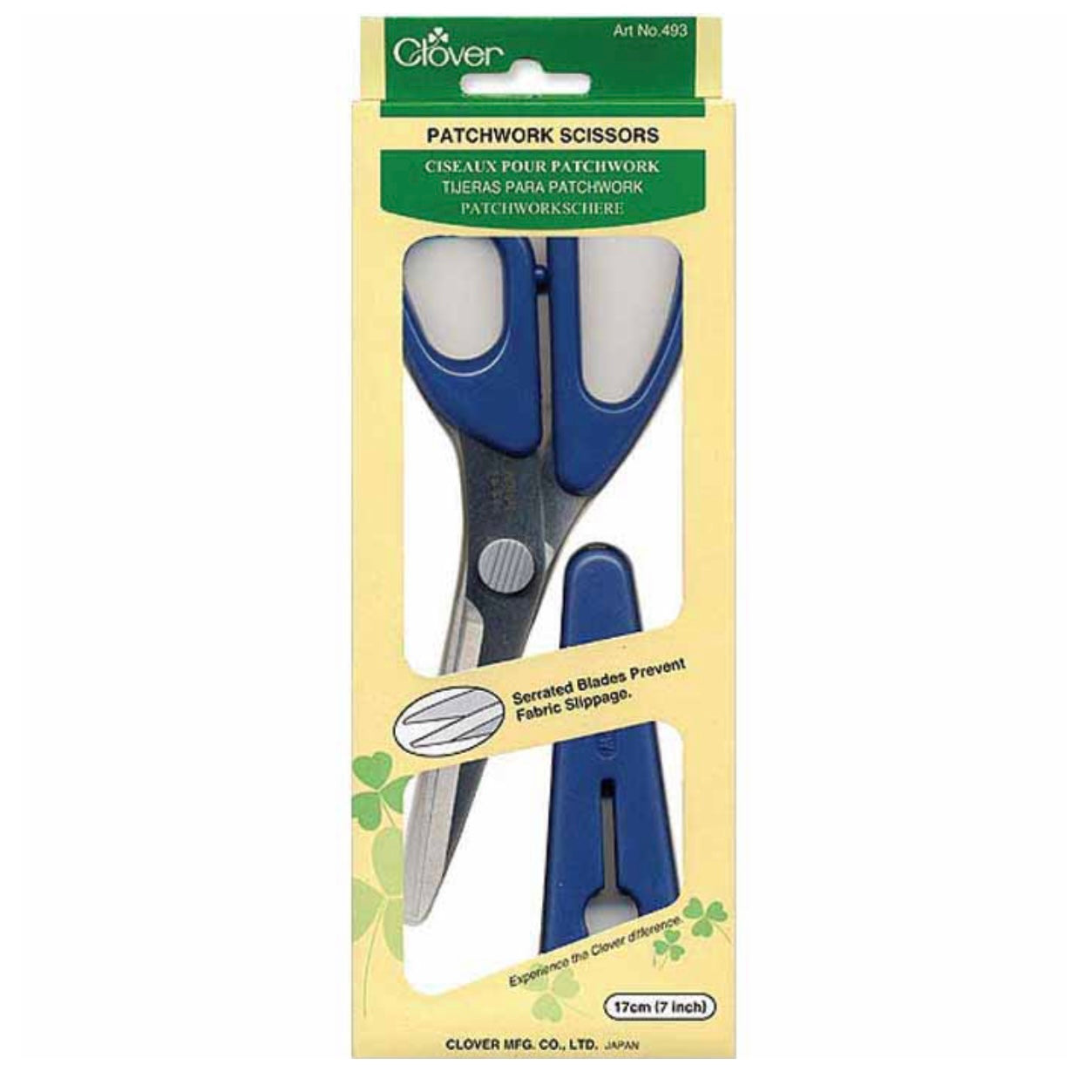 Patchwork Medium Scissors - Clover - 6 3/4”