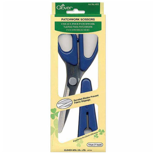 Patchwork Medium Scissors - Clover - 6 3/4”