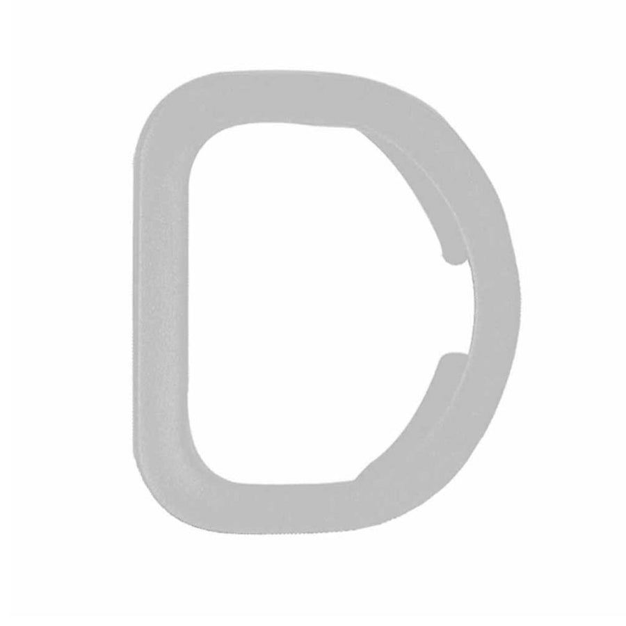 Plastic D-Ring - 32mm (1 1/4″) - White