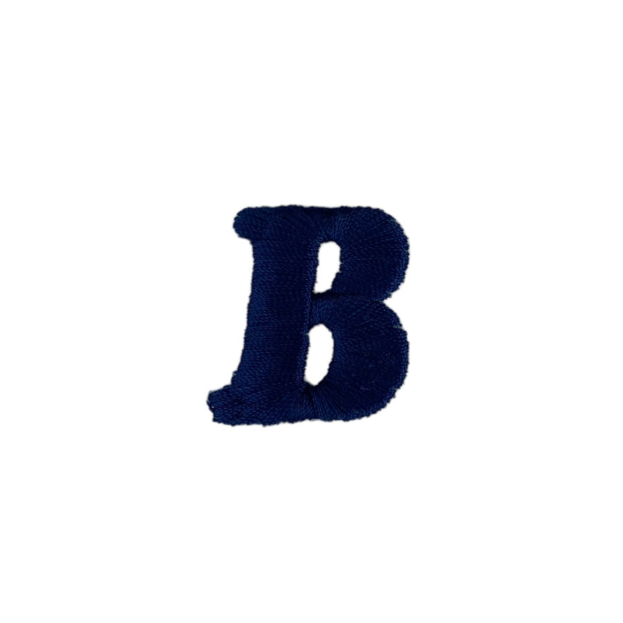 Embroidered Letter - Blue - Letter B