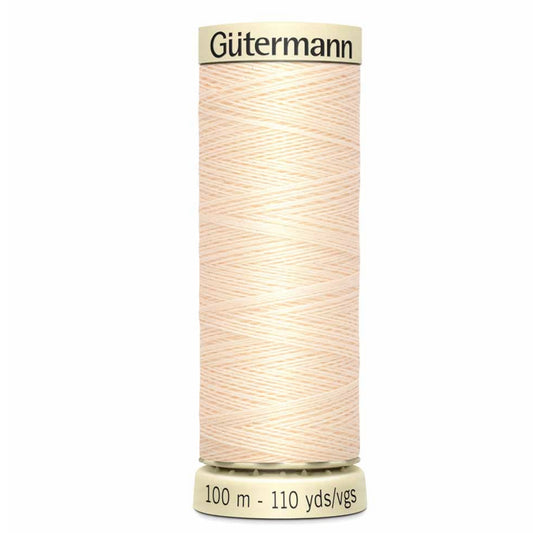 Sew-All Polyester Thread - Gütermann - Col. 800 / Ivory