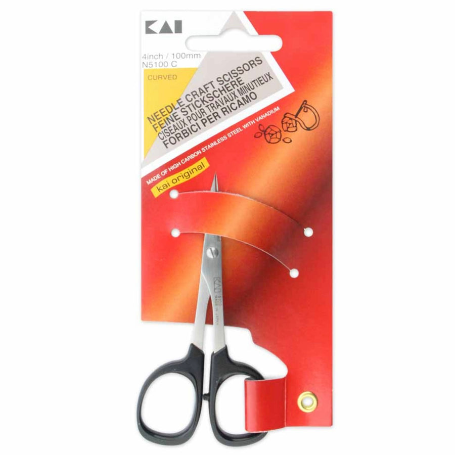 Curved Tip Embroidery Scissors - 4”