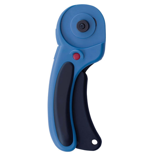 Deluxe Ergonomic Handle Rotary Cutter - 45mm - Pacific Blue
