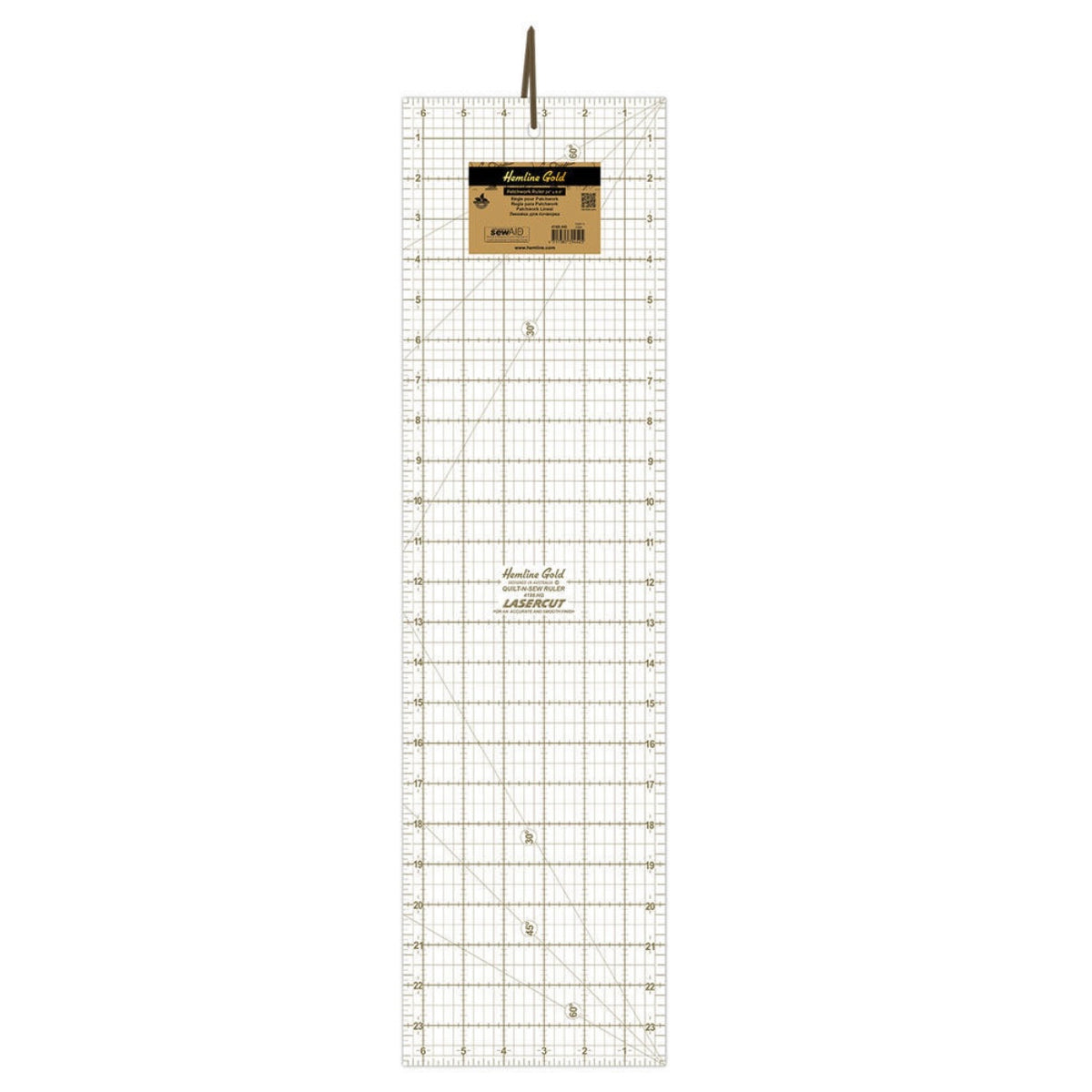 Pattern Mr. King Ruler Patchwork Ruler - 6 1/2” x 24” · King Textiles
