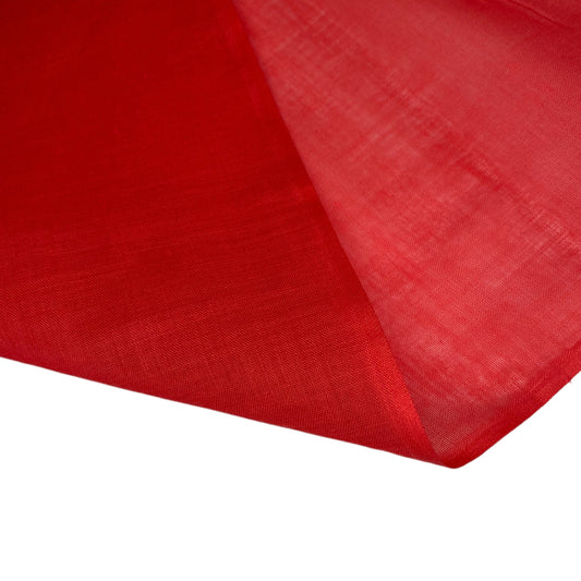 Cotton/Polyester Voile - Red