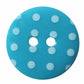 Novelty 2-Hole Button - Polka Dots - Yellow - 18mm - 3pcs