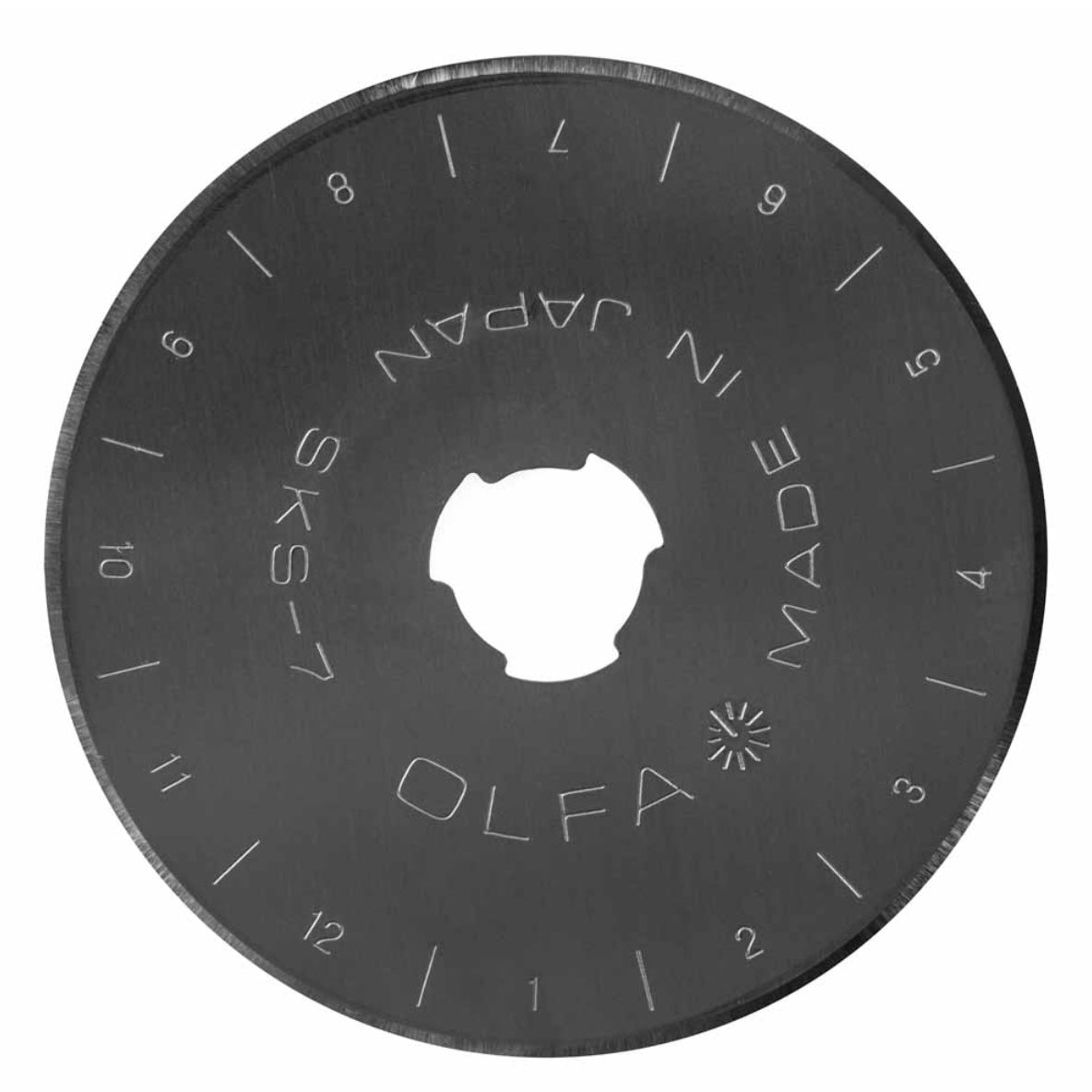 Olfa Tungsten Tool Steel Rotary Blade - 45mm - 10pc