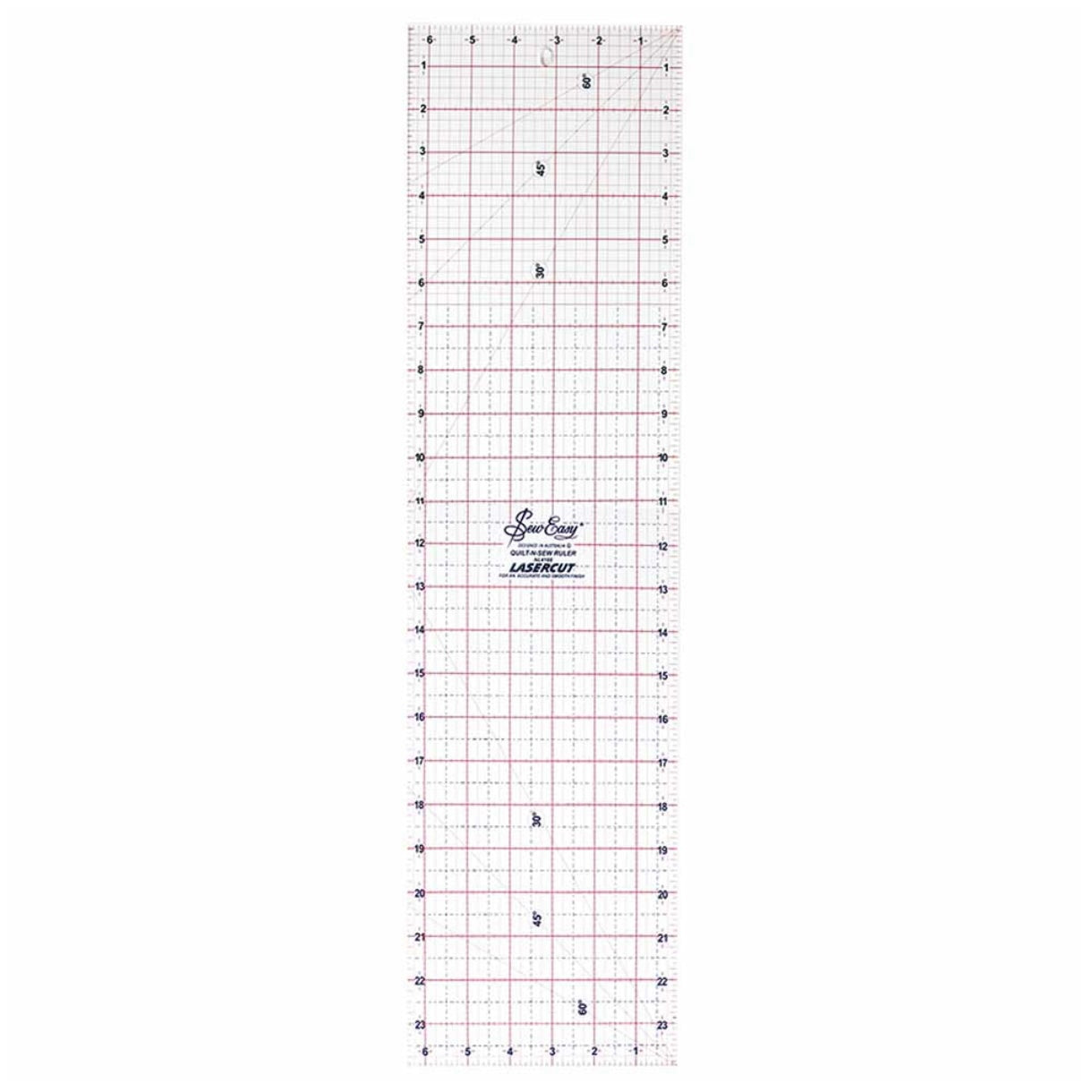 Quilting Ruler - 6 1/2” x 24”