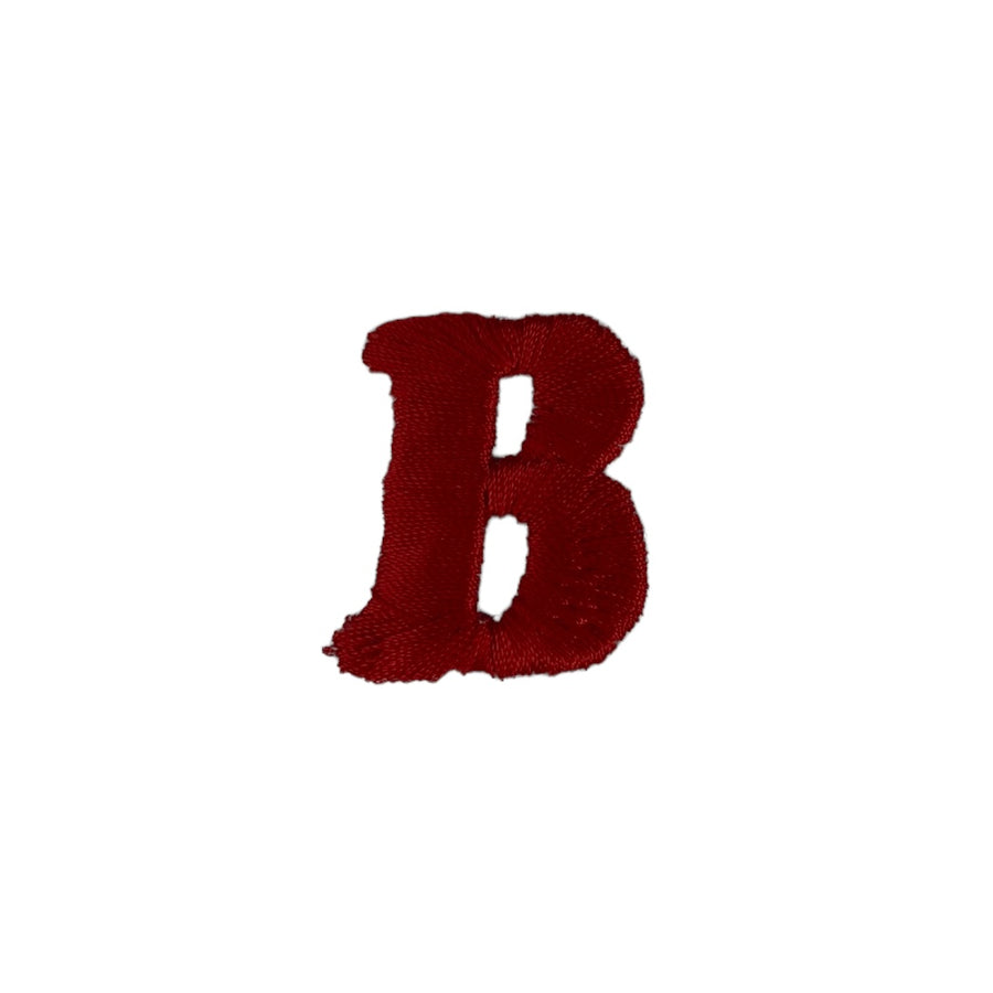 Embroidered Letter - Red - Letter B