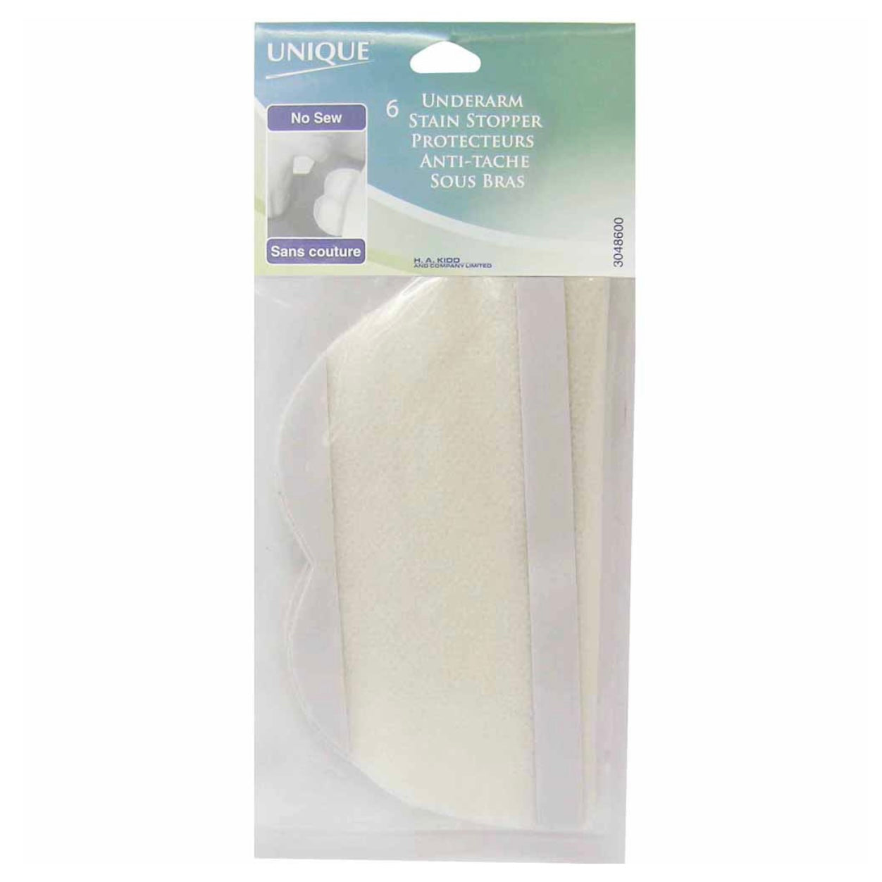Stain Stopper No-Sew Dress Shields - White - 6pcs