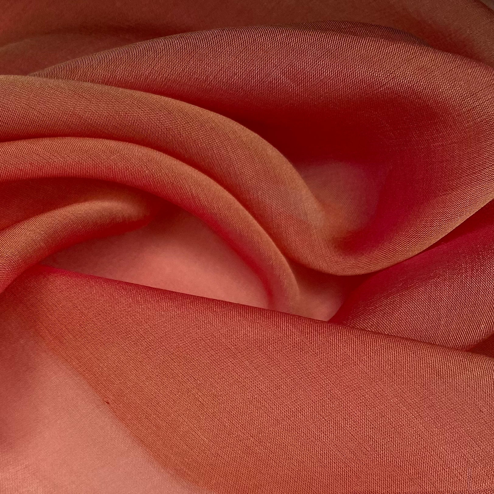 Shot Silk Chiffon - Peach/Magenta