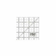 Square Frosted Acrylic Ruler - 4 1/2” x 4 1/2”